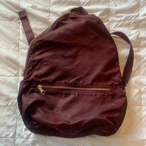 Everlane Pack It Up Backpack Foldable Package Burgundy